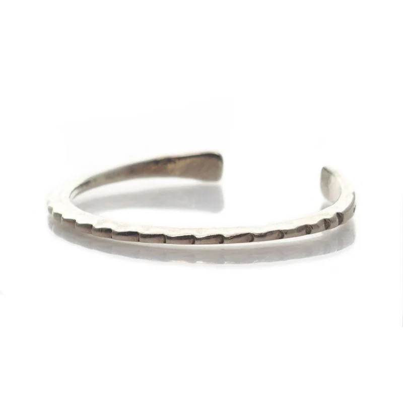 Hmong 95% Pure Silver Hand Finished Cuff -4 - Image 6