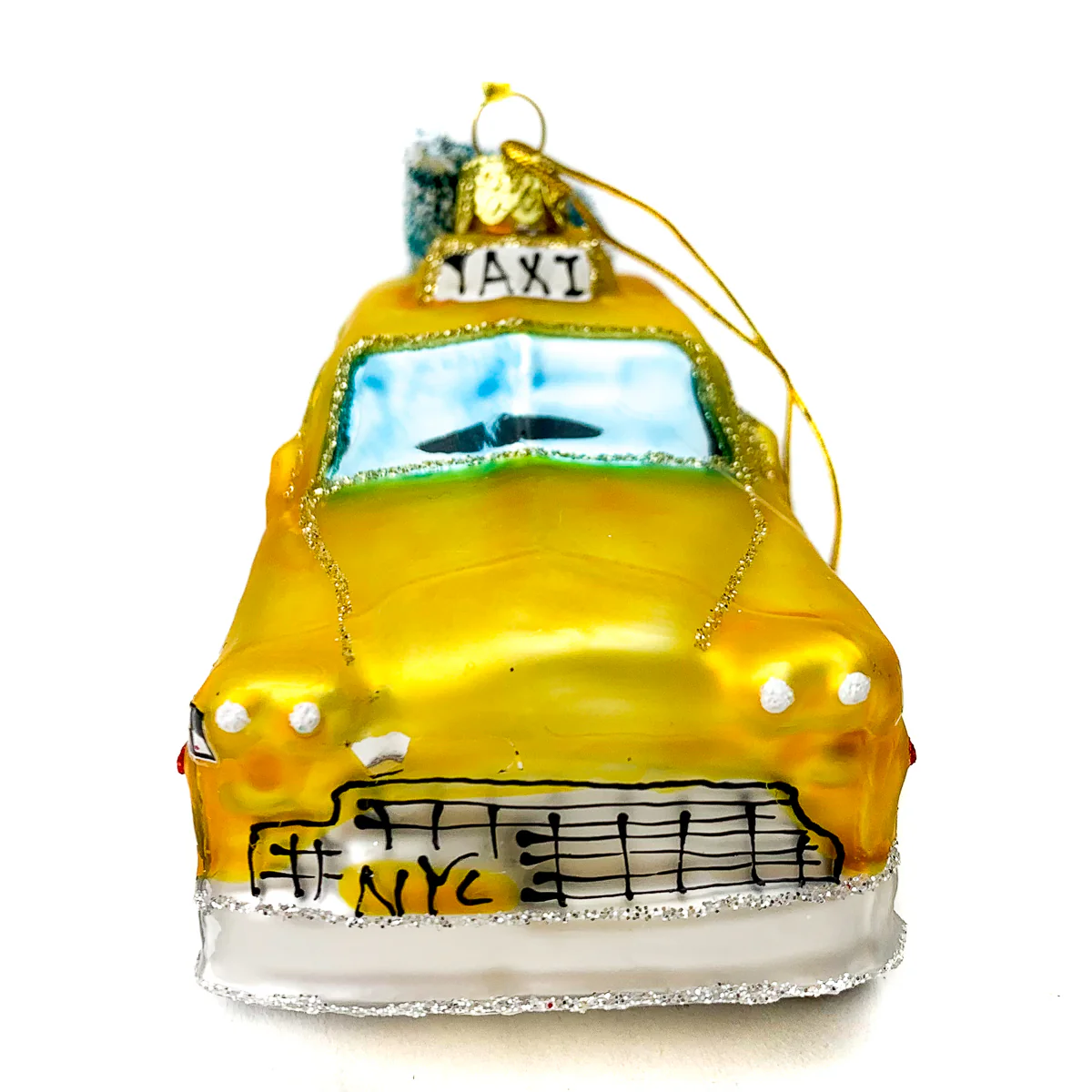 Holiday NYC Taxi Ornament - Image 3