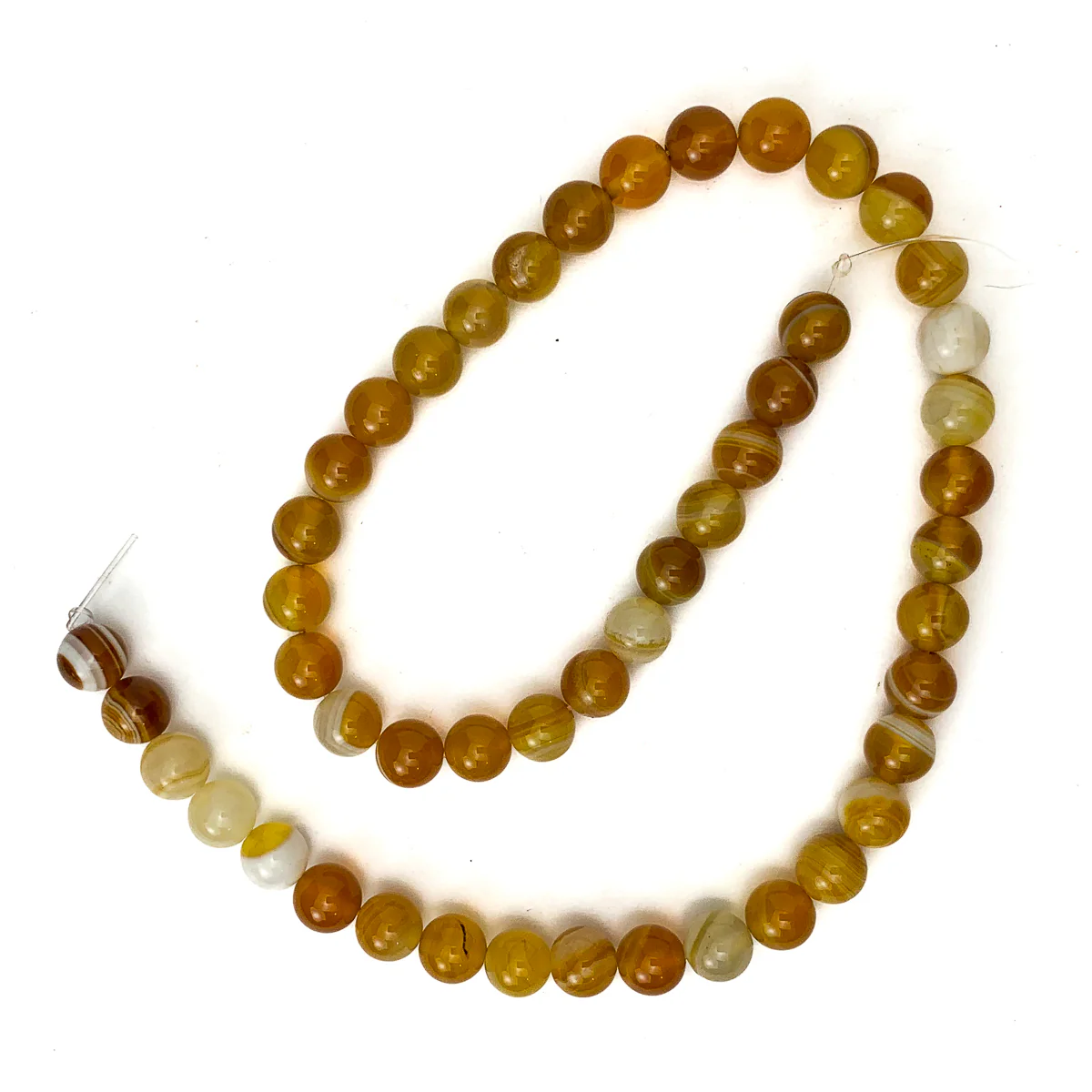 Honey Agate 8mm Smooth Rounds - Image 2