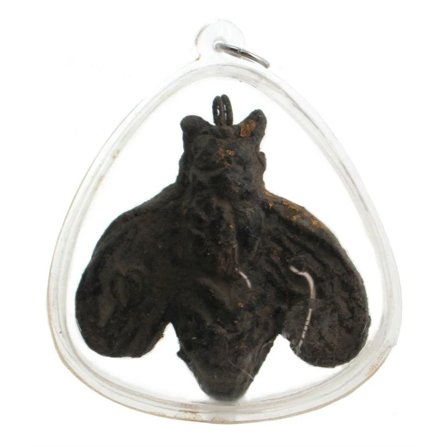 Honey Bee Gathering Wealth and Happiness Amulet Pendant - Image 2