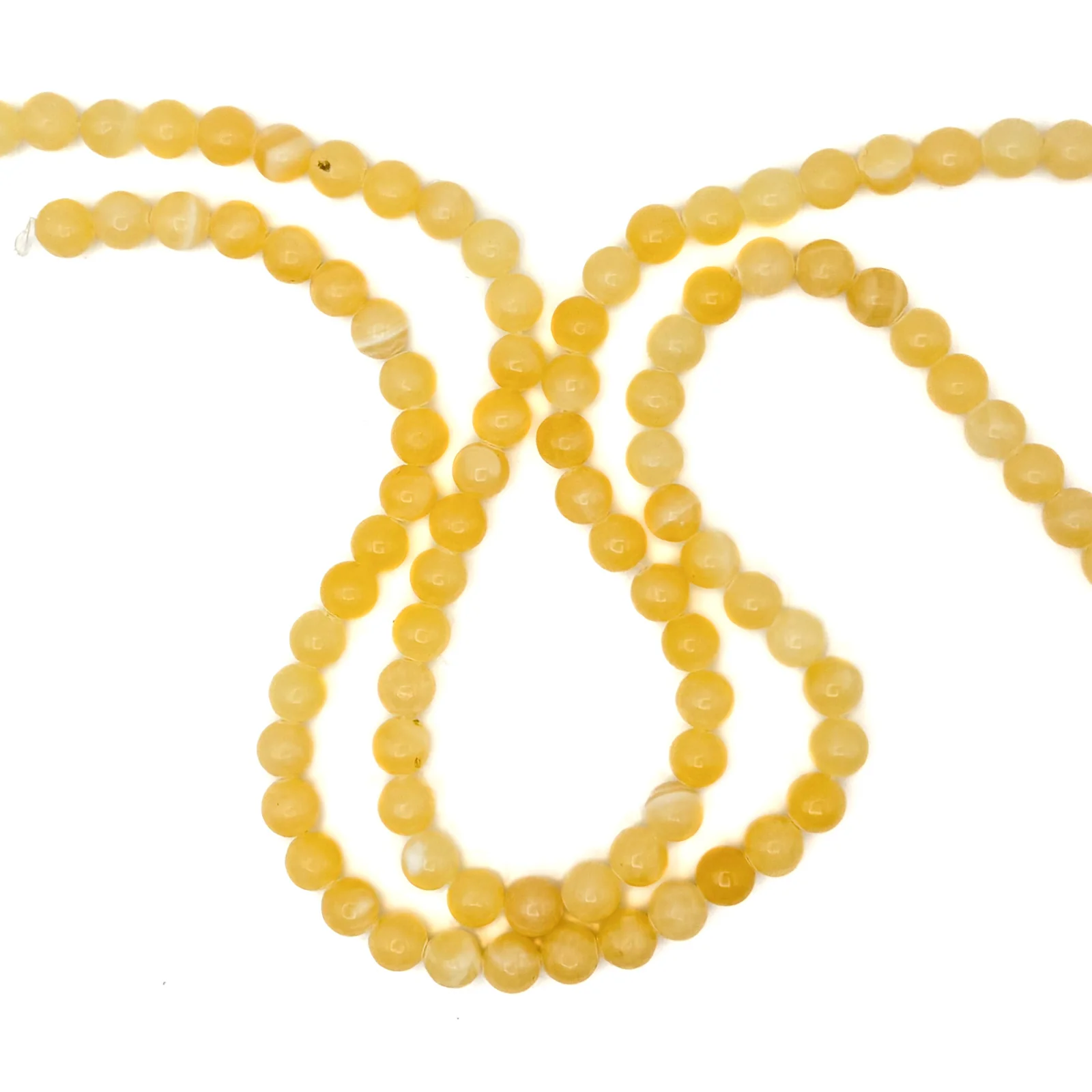Honey Calcite 8mm Rounds Bead Strand - Image 4