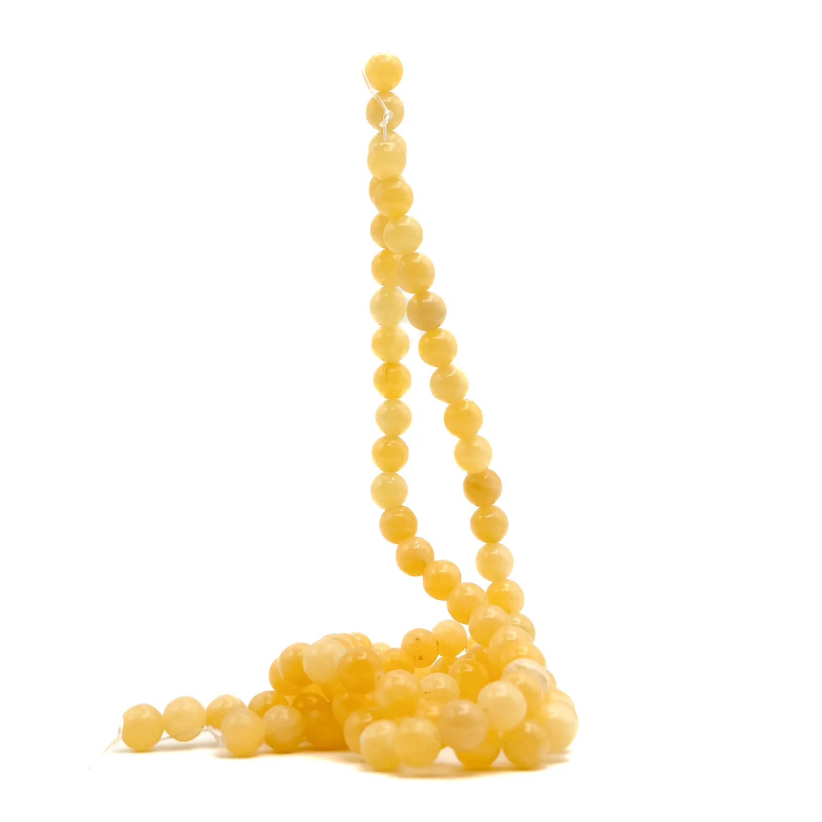 Honey Calcite 8mm Rounds Bead Strand - Image 7