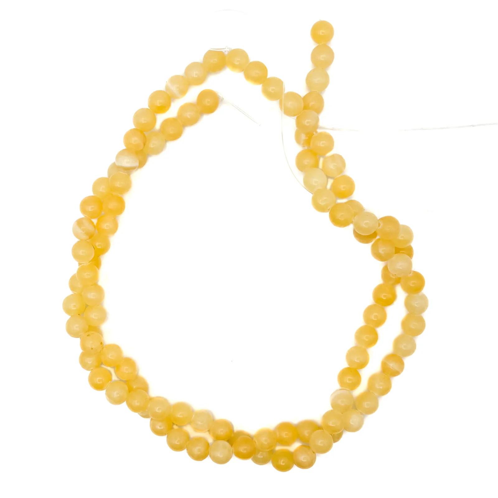 Honey Calcite 8mm Rounds Bead Strand - Image 9
