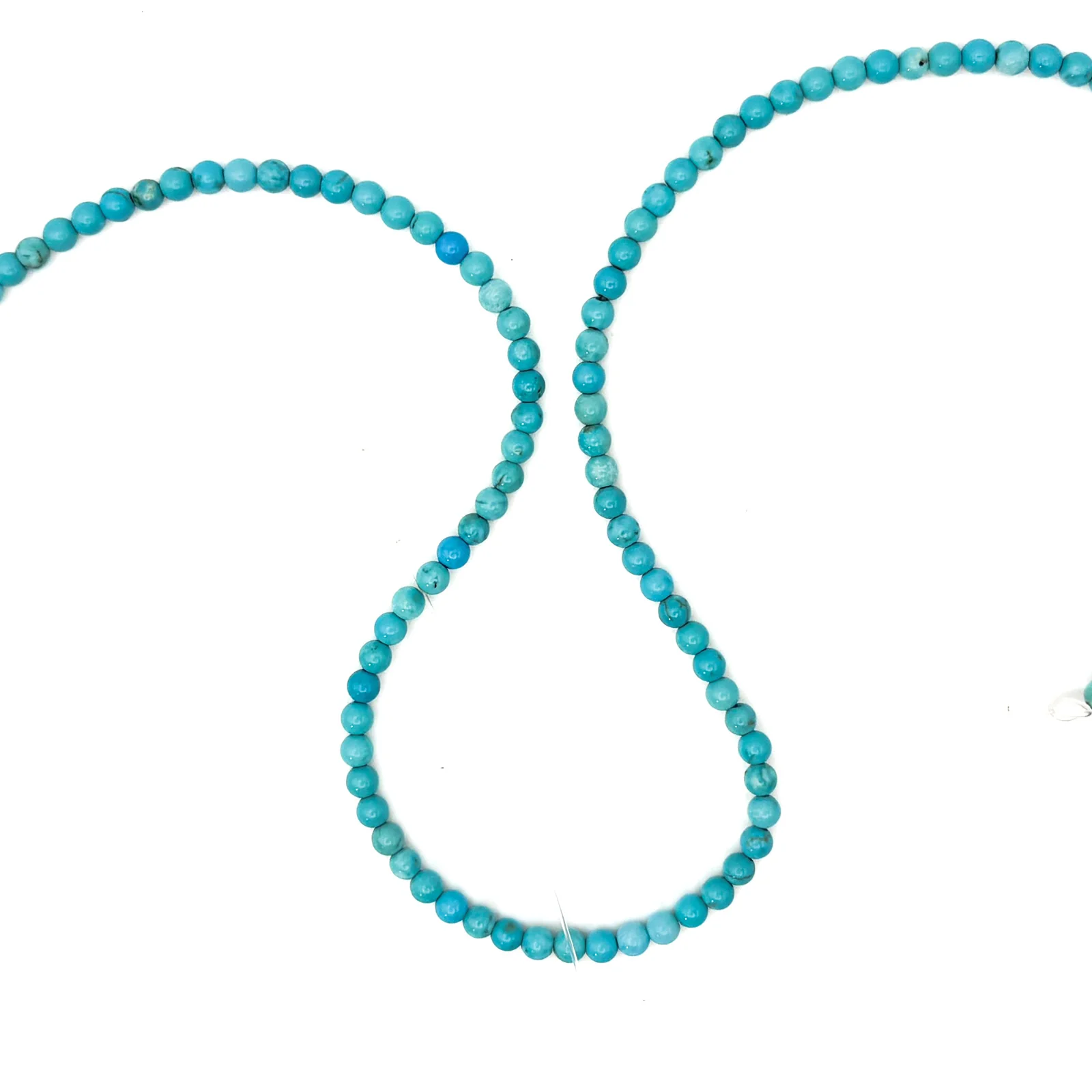 Howlite 3.5mm Smooth Rounds Bead Strand - Image 2