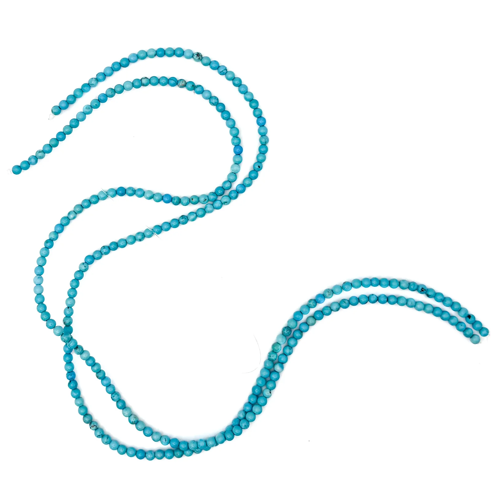 Howlite 3.5mm Smooth Rounds Bead Strand - Image 5