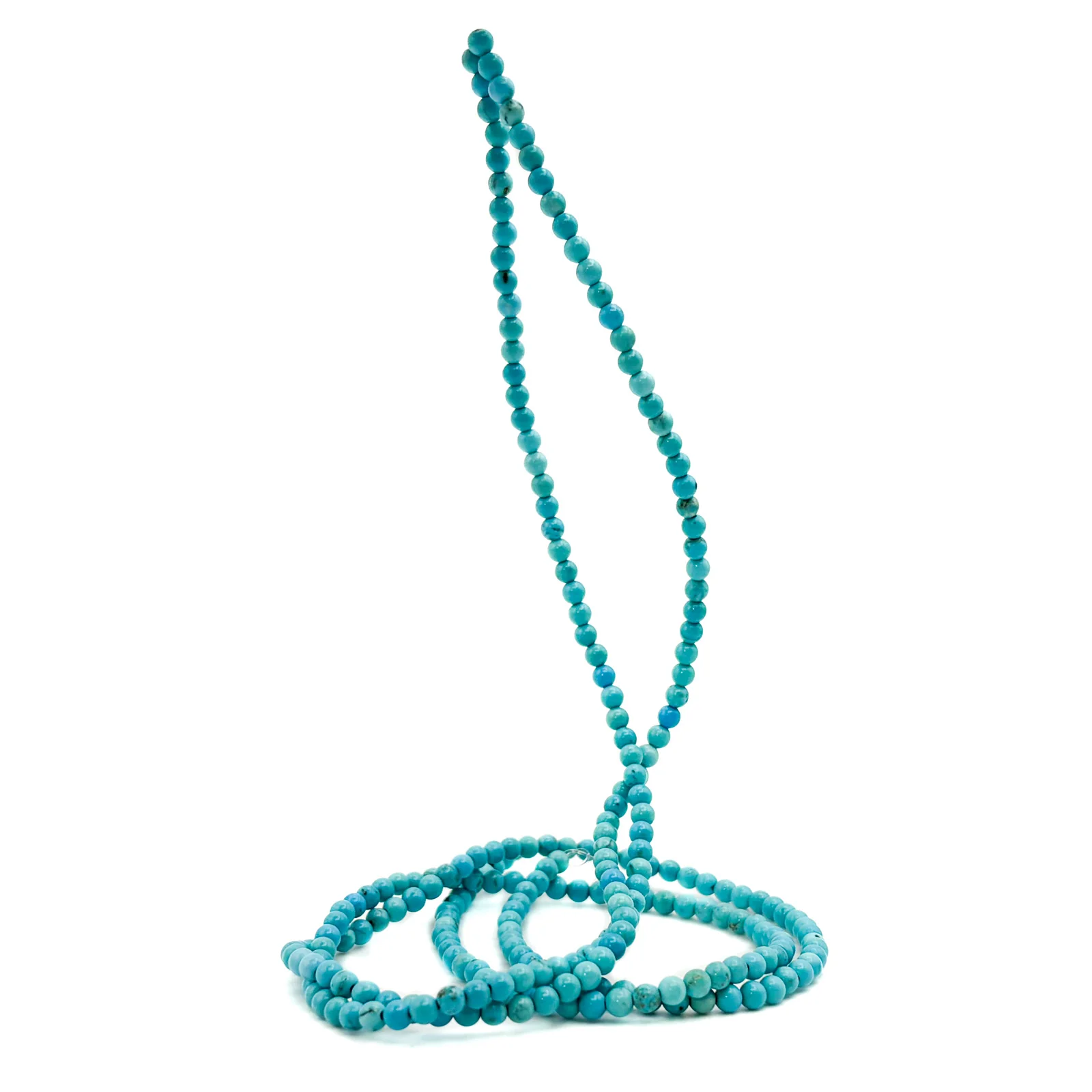 Howlite 3.5mm Smooth Rounds Bead Strand - Image 6
