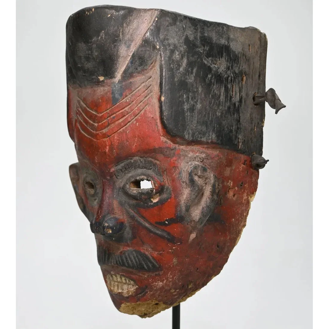 Ibibio Idiok Ekpo Society "Hell Dwelling Spirit" Mask, Nigeria #706 PROVENANCE - Image 2