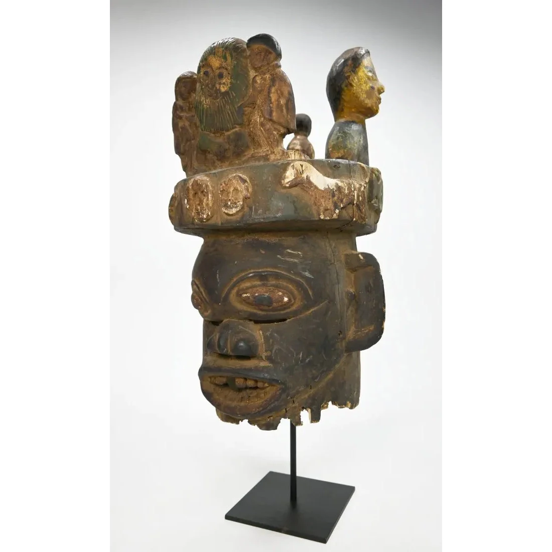 Ibibio Janus Helmut Mask, Nigeria PROVENANCE - Image 4