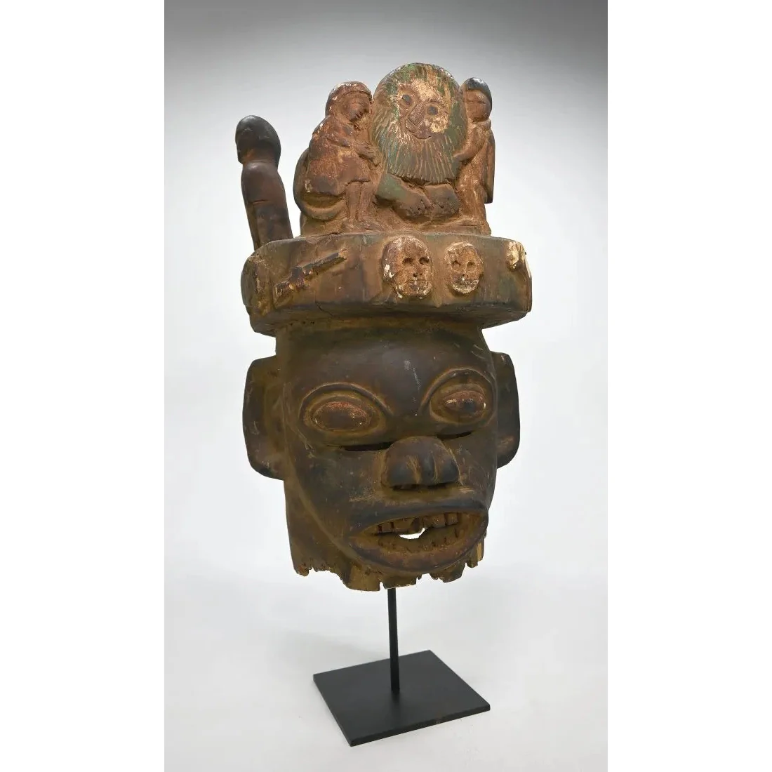 Ibibio Janus Helmut Mask, Nigeria PROVENANCE - Image 5