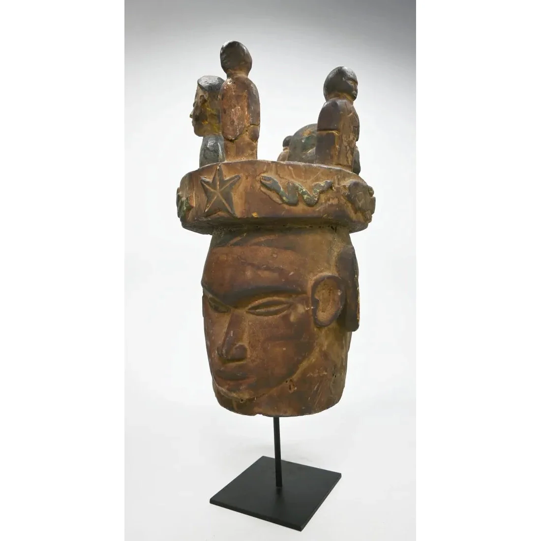 Ibibio Janus Helmut Mask, Nigeria PROVENANCE - Image 6