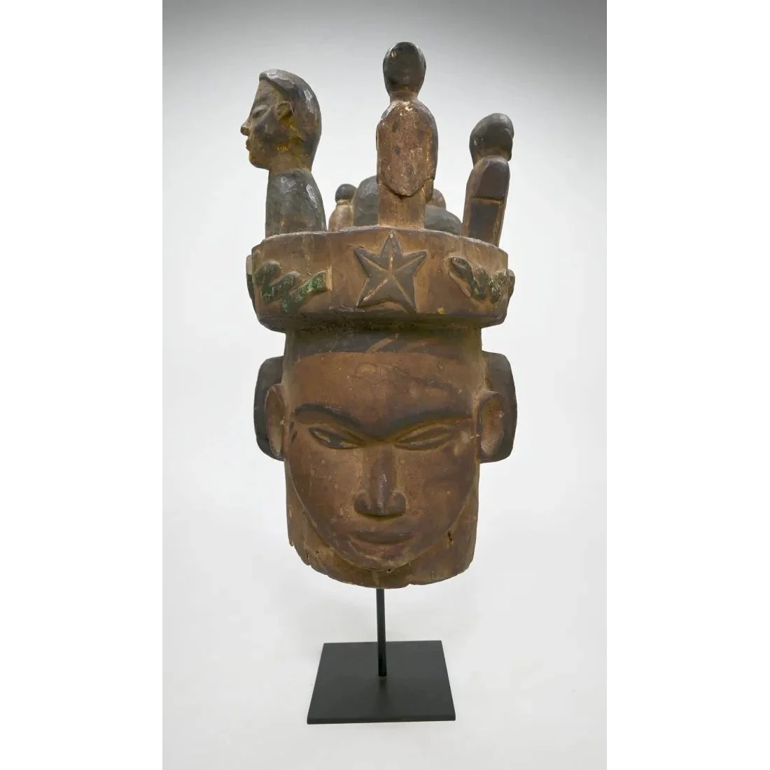 Ibibio Janus Helmut Mask, Nigeria PROVENANCE - Image 7