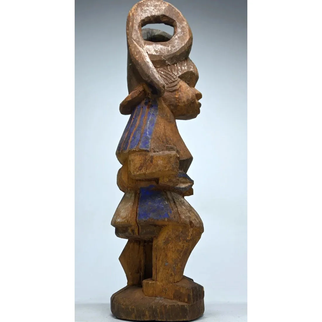 Igbo Ikenga Shrine Figure, Nigeria #878 PROVENANCE - Image 6