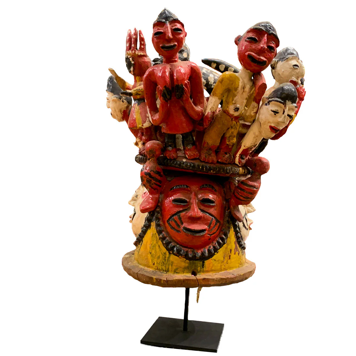 Igala Figurative Helmet Mask, Nigeria #956 - Image 6