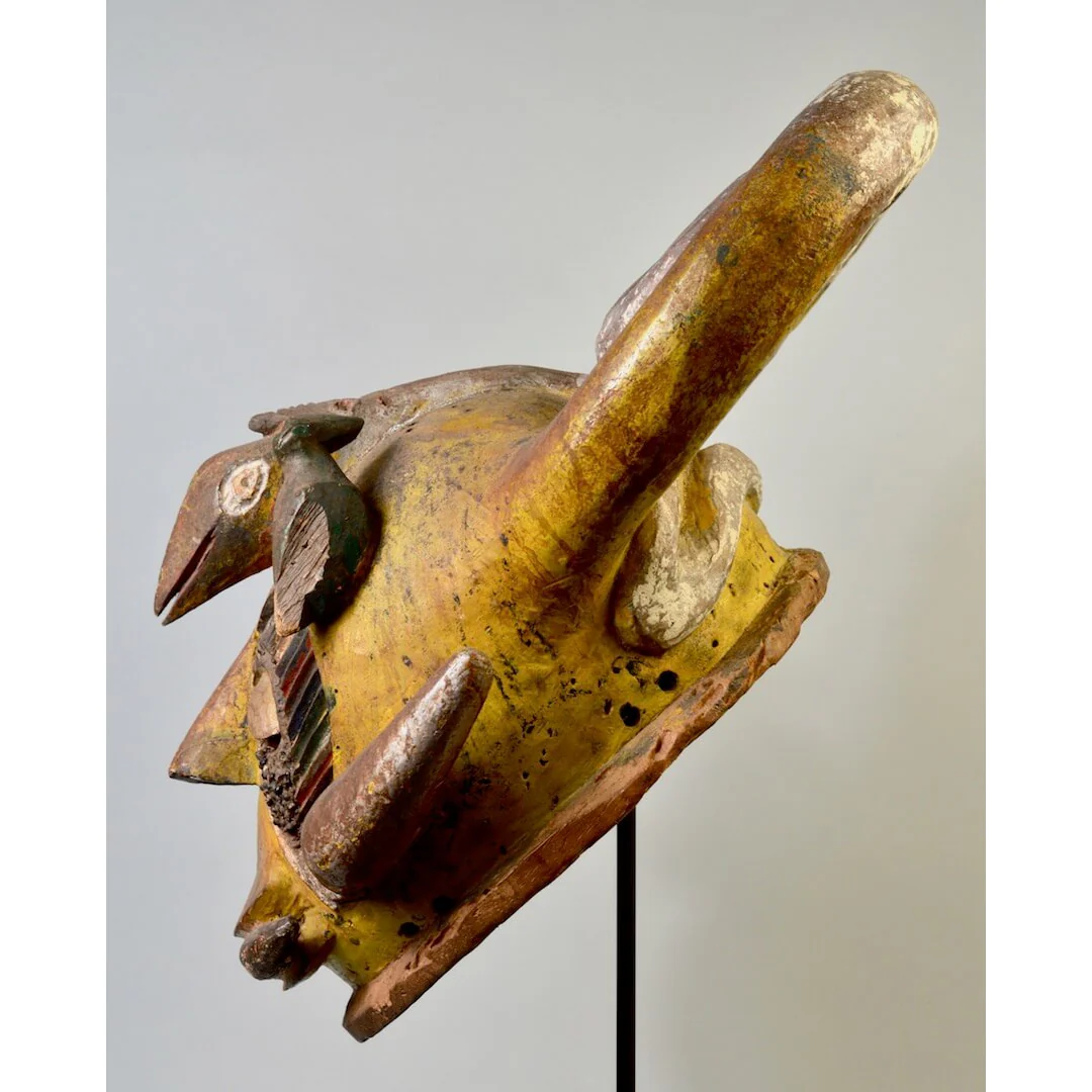 Igala Ibegwu Mask with Horns, Nigeria #955 - Image 3