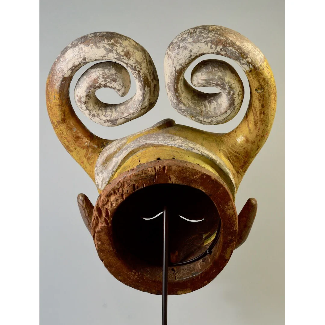 Igala Ibegwu Mask with Horns, Nigeria #955 - Image 4