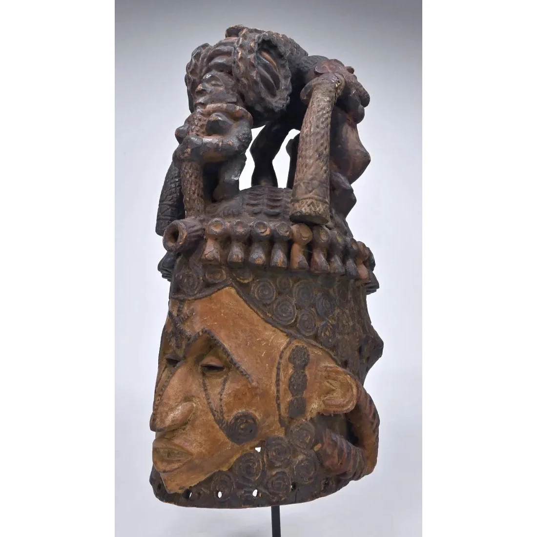 Igbo Helmet Maiden Mask, Nigeria PROVENANCE Ex: Birmingham Museum of Art, AL, USA - Image 3