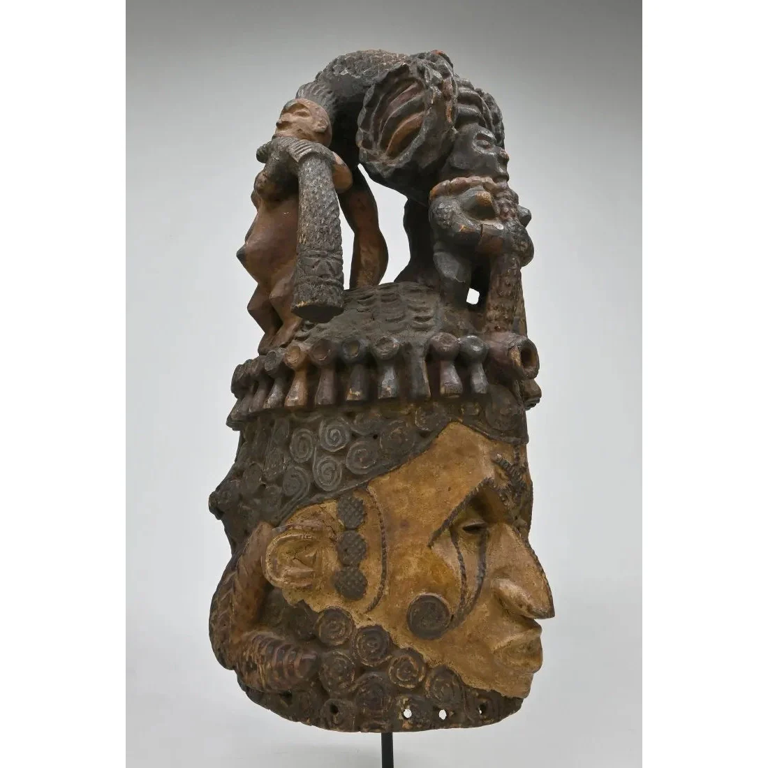 Igbo Helmet Maiden Mask, Nigeria PROVENANCE Ex: Birmingham Museum of Art, AL, USA - Image 4