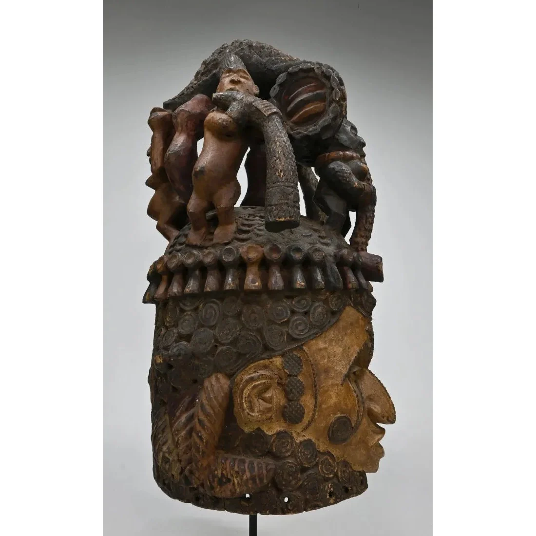 Igbo Helmet Maiden Mask, Nigeria PROVENANCE Ex: Birmingham Museum of Art, AL, USA - Image 5