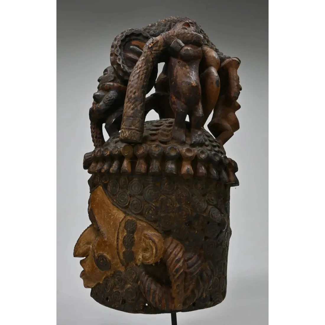 Igbo Helmet Maiden Mask, Nigeria PROVENANCE Ex: Birmingham Museum of Art, AL, USA - Image 7