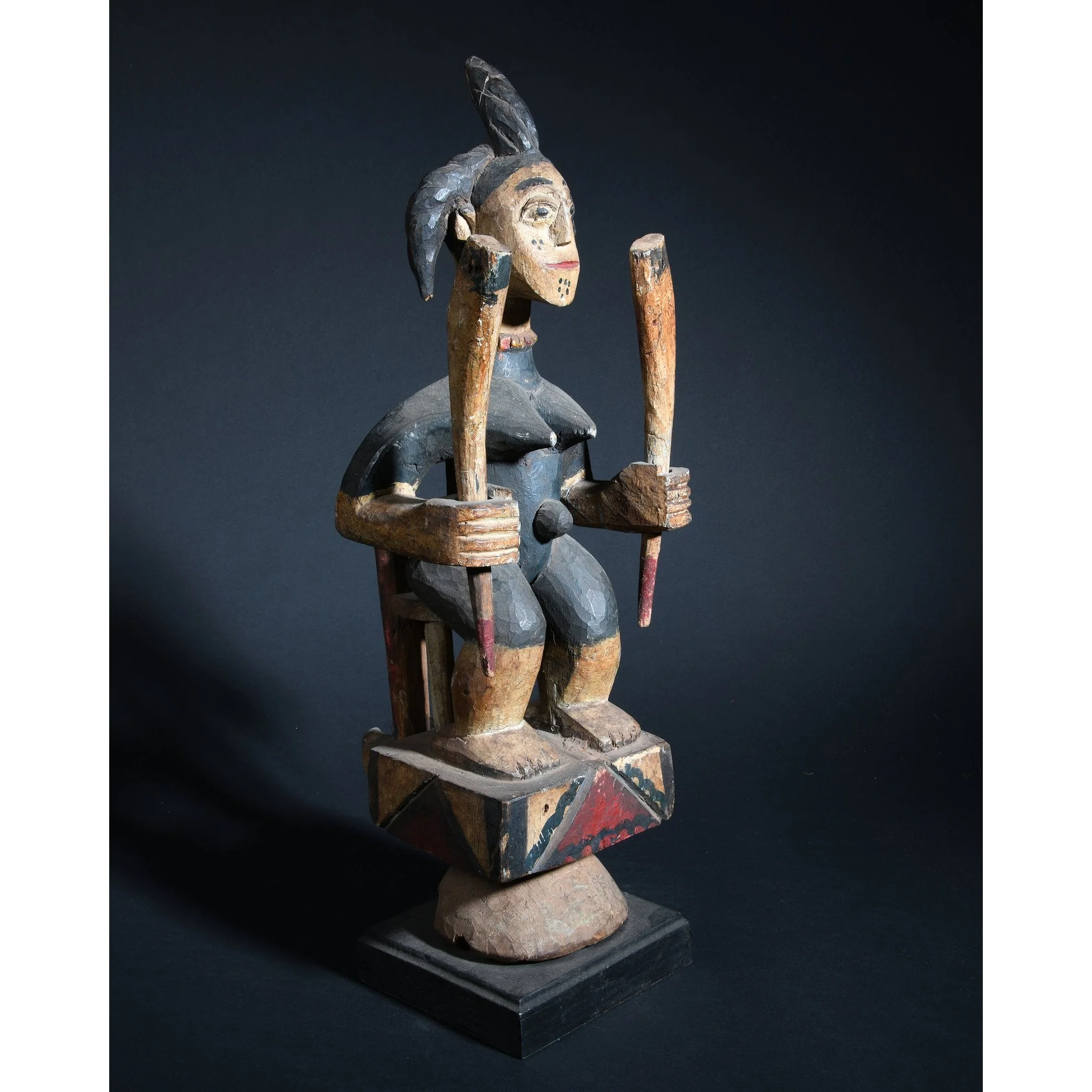 Igbo Female Ikenga Figure, Nigeria #1091 - Image 2