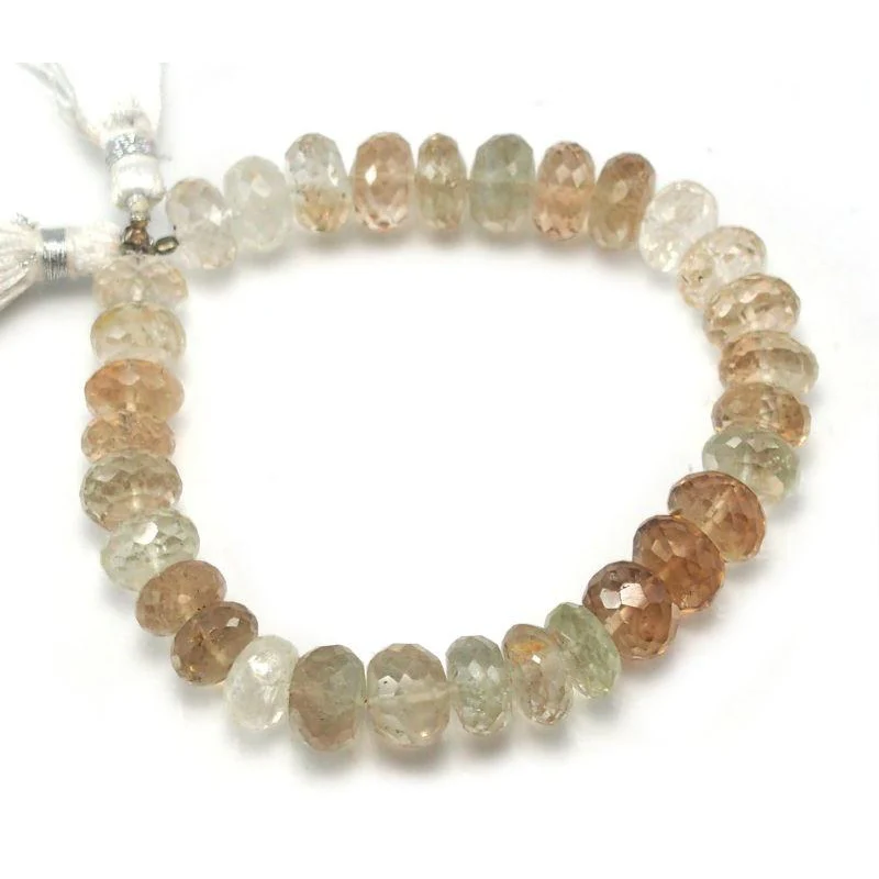 Imperial Topaz Faceted Rondelles 10mm Strand - Image 4