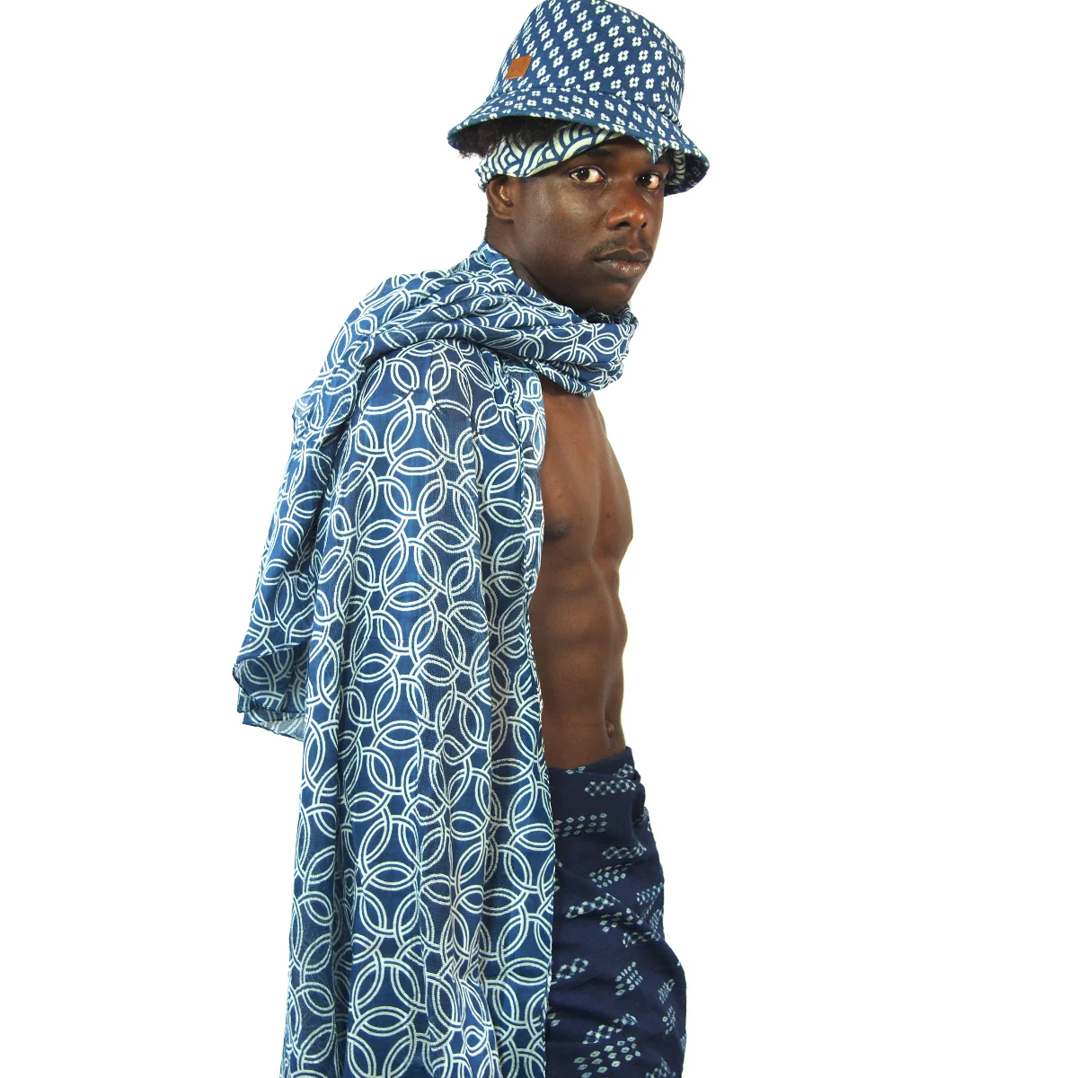 Indigo Hilltribe Shawl - Image 2