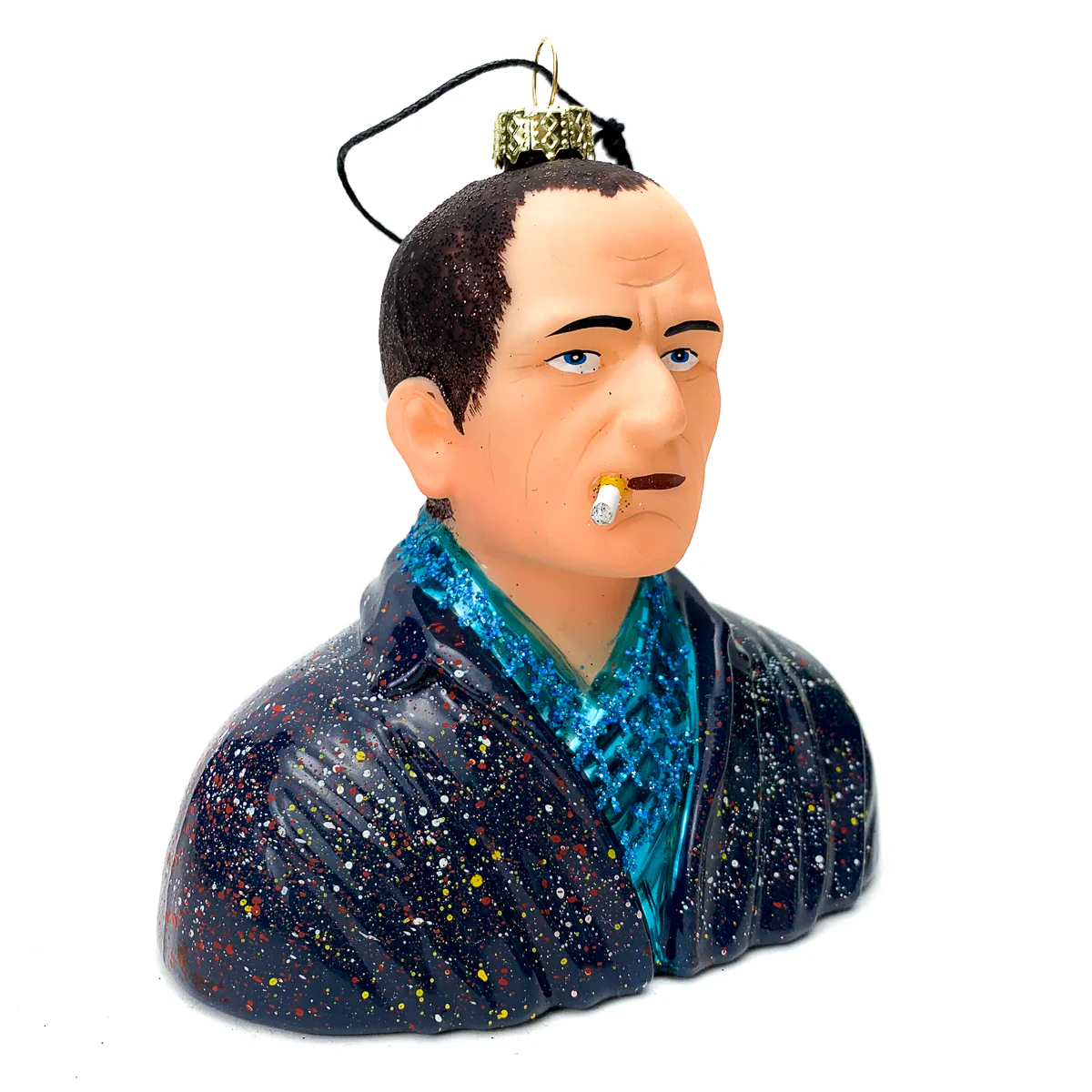 Jackson Pollack Bust Ornament 50% OFF SALE - Image 2