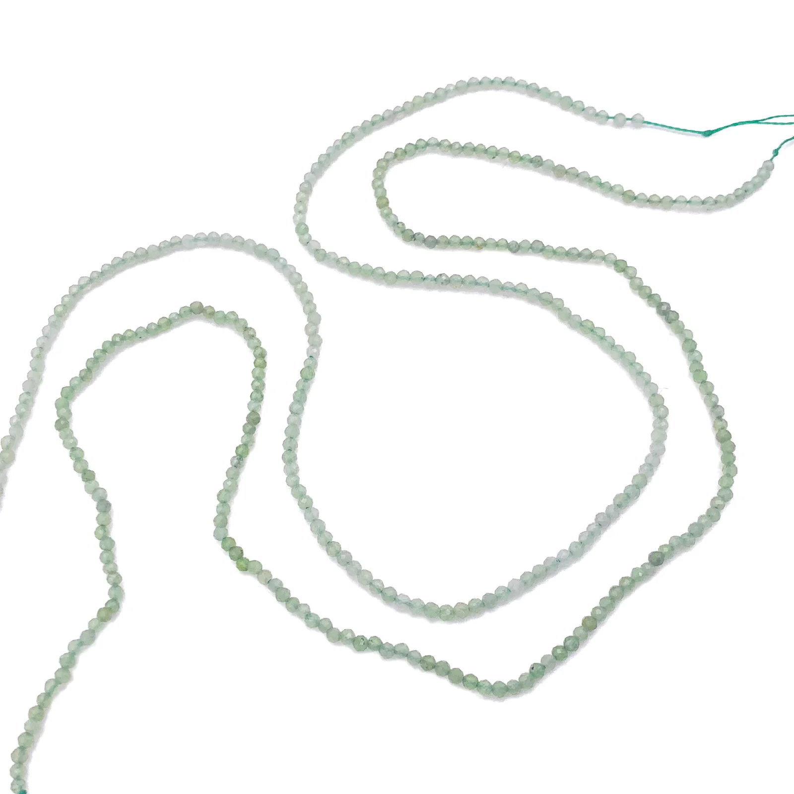 Jade 2mm Faceted Rounds Bead Strand - Image 4