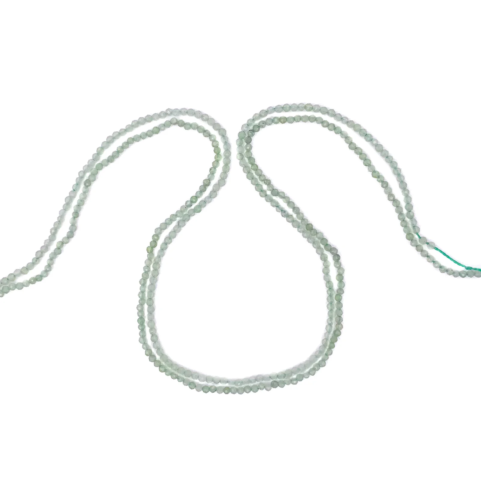 Jade 2mm Faceted Rounds Bead Strand - Image 5