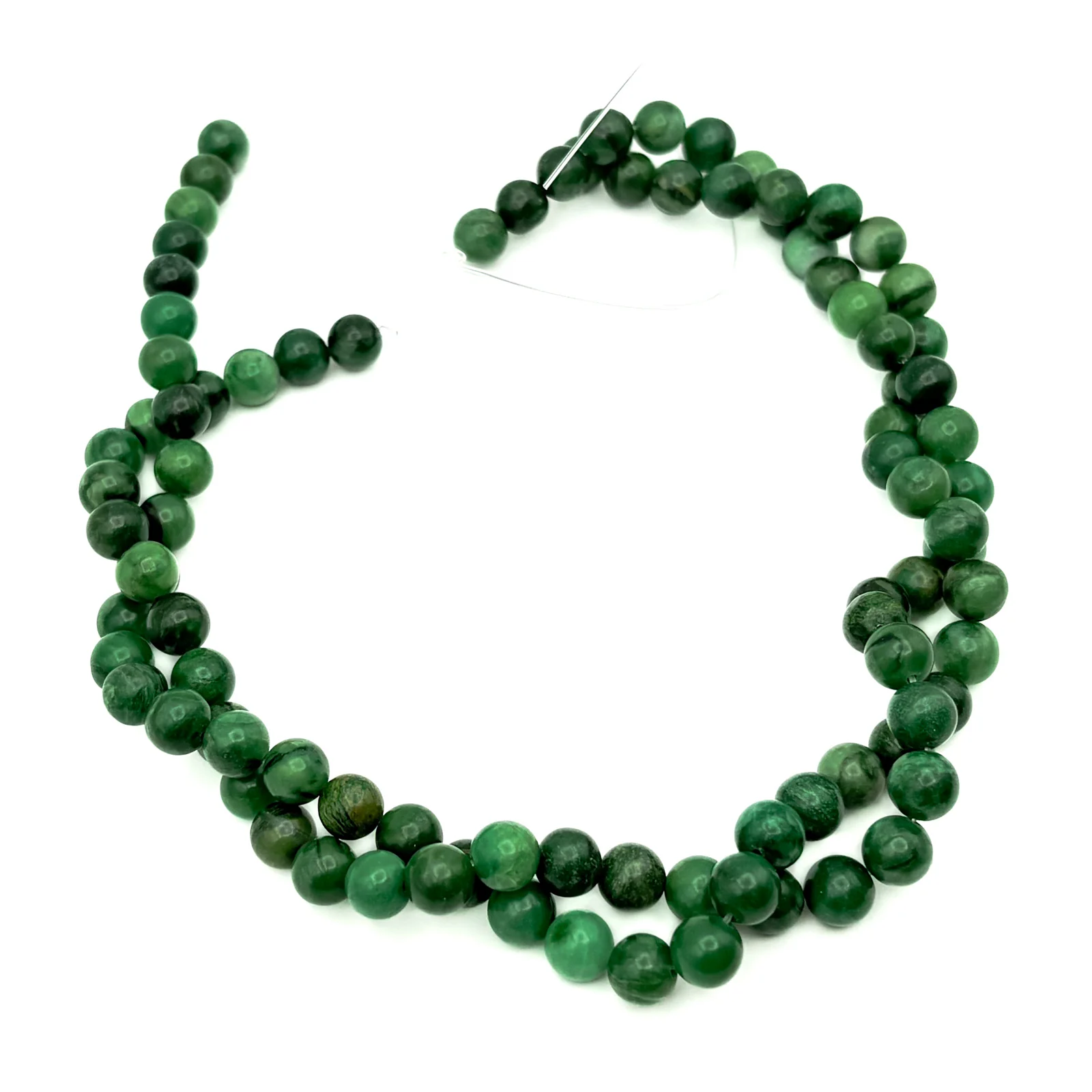 Jade African 8mm Rounds Bead Strand - Image 10