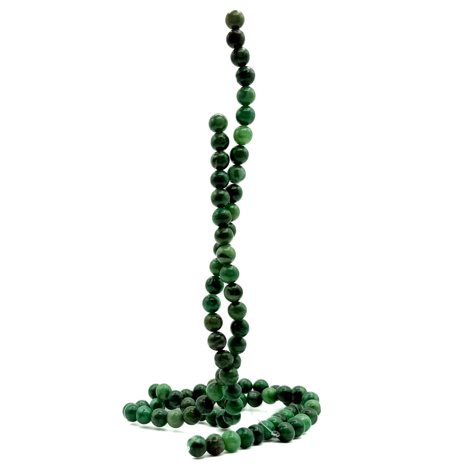 Jade African 8mm Rounds Bead Strand - Image 8