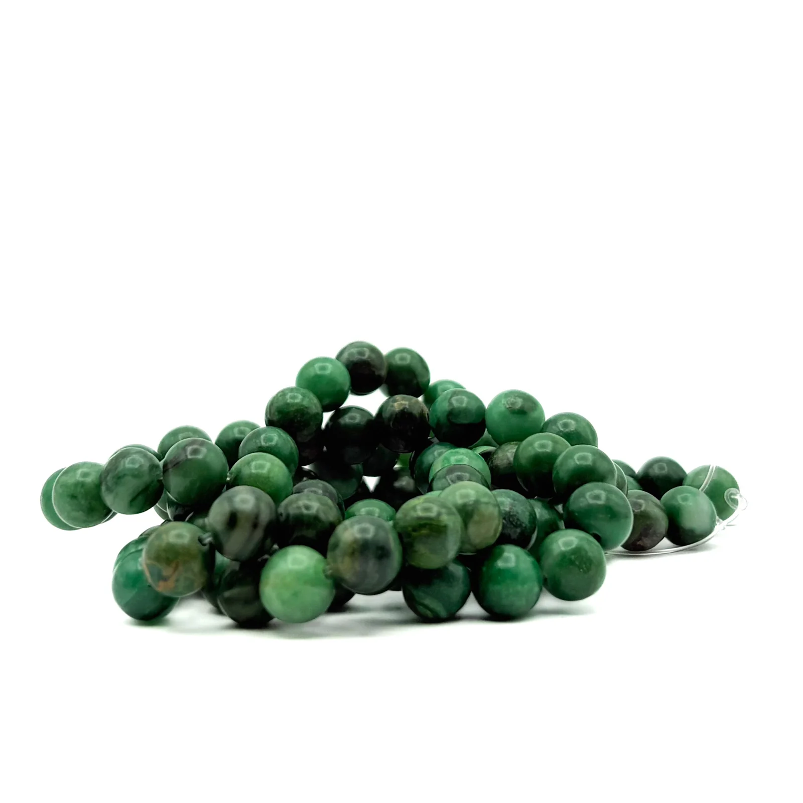 Jade African 8mm Rounds Bead Strand - Image 9