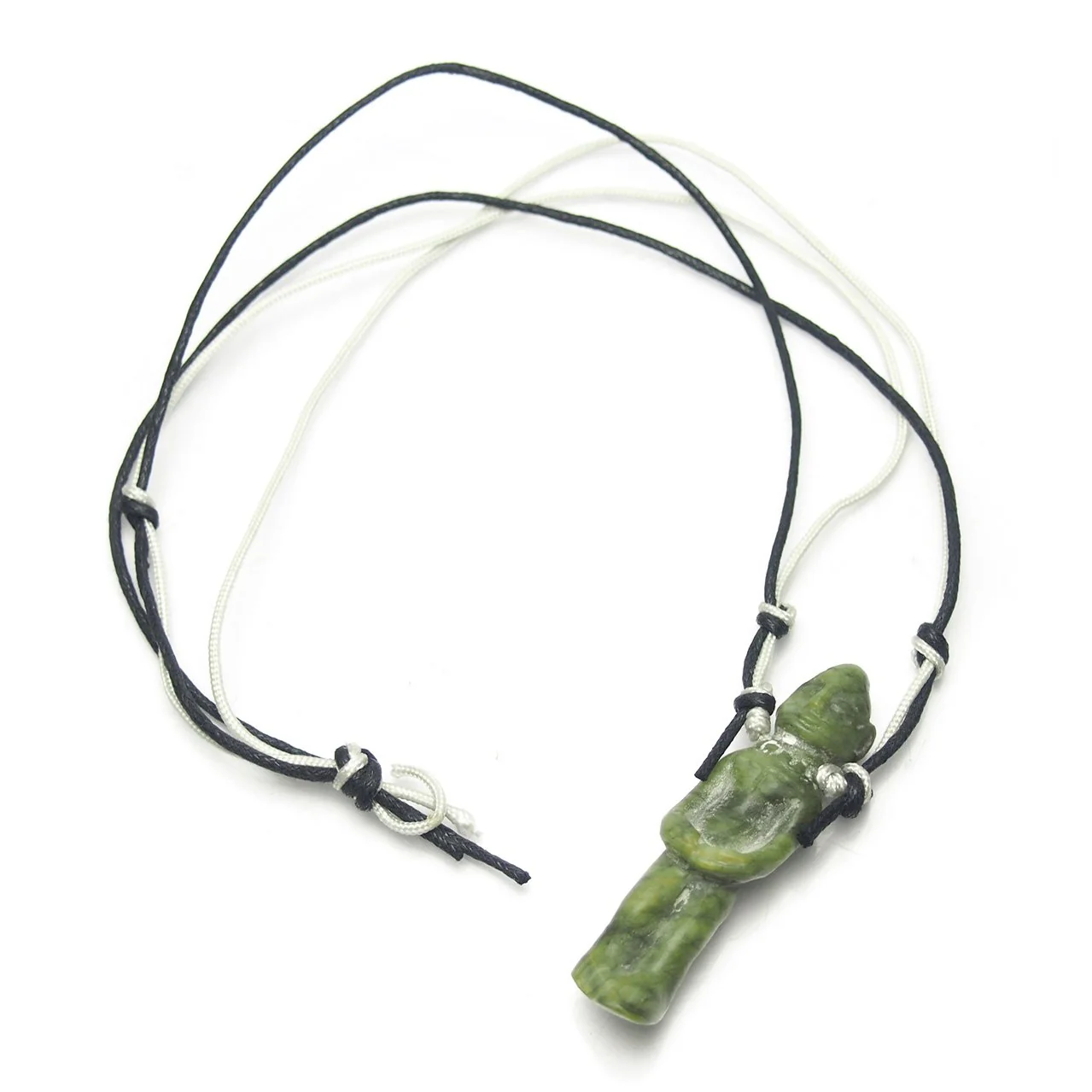 Bowenite Jade Walking Buddha Figure, B - Image 2