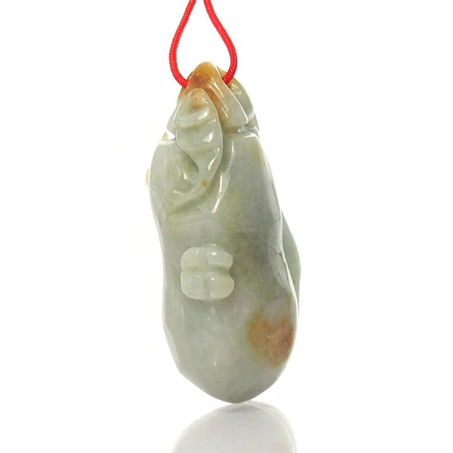 Jade Bottle Gourd Healing Pendant - Image 2