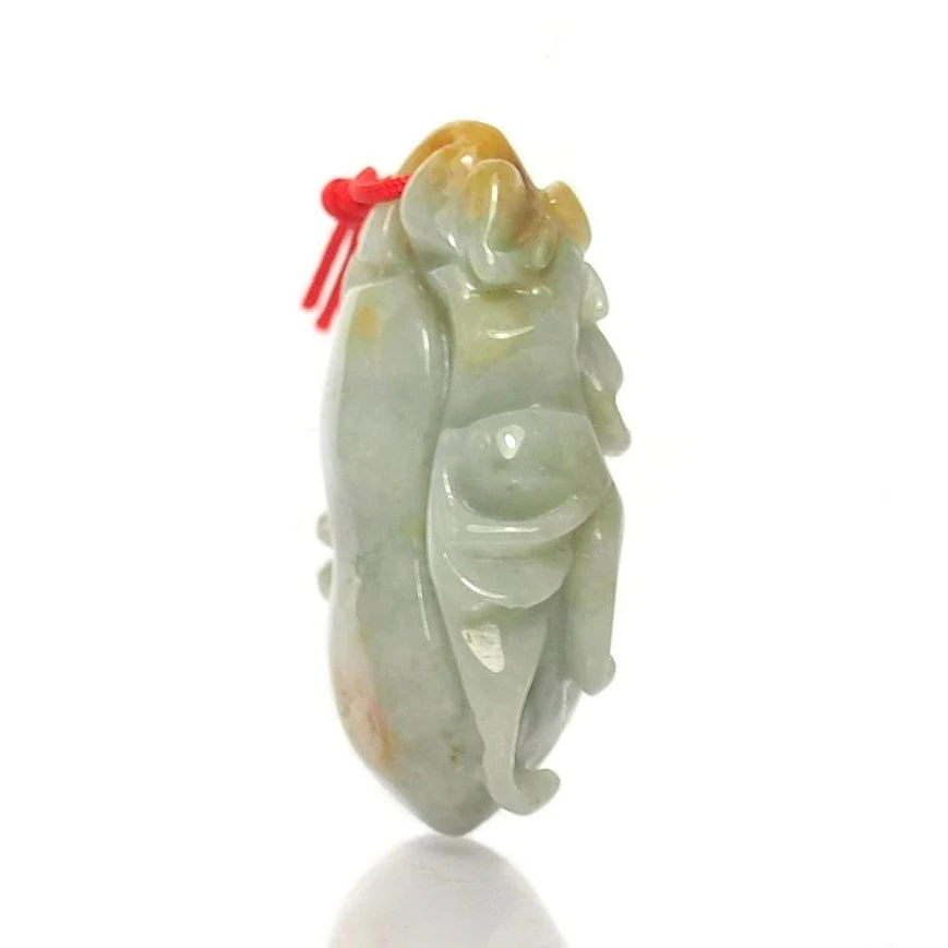 Jade Bottle Gourd Healing Pendant - Image 3