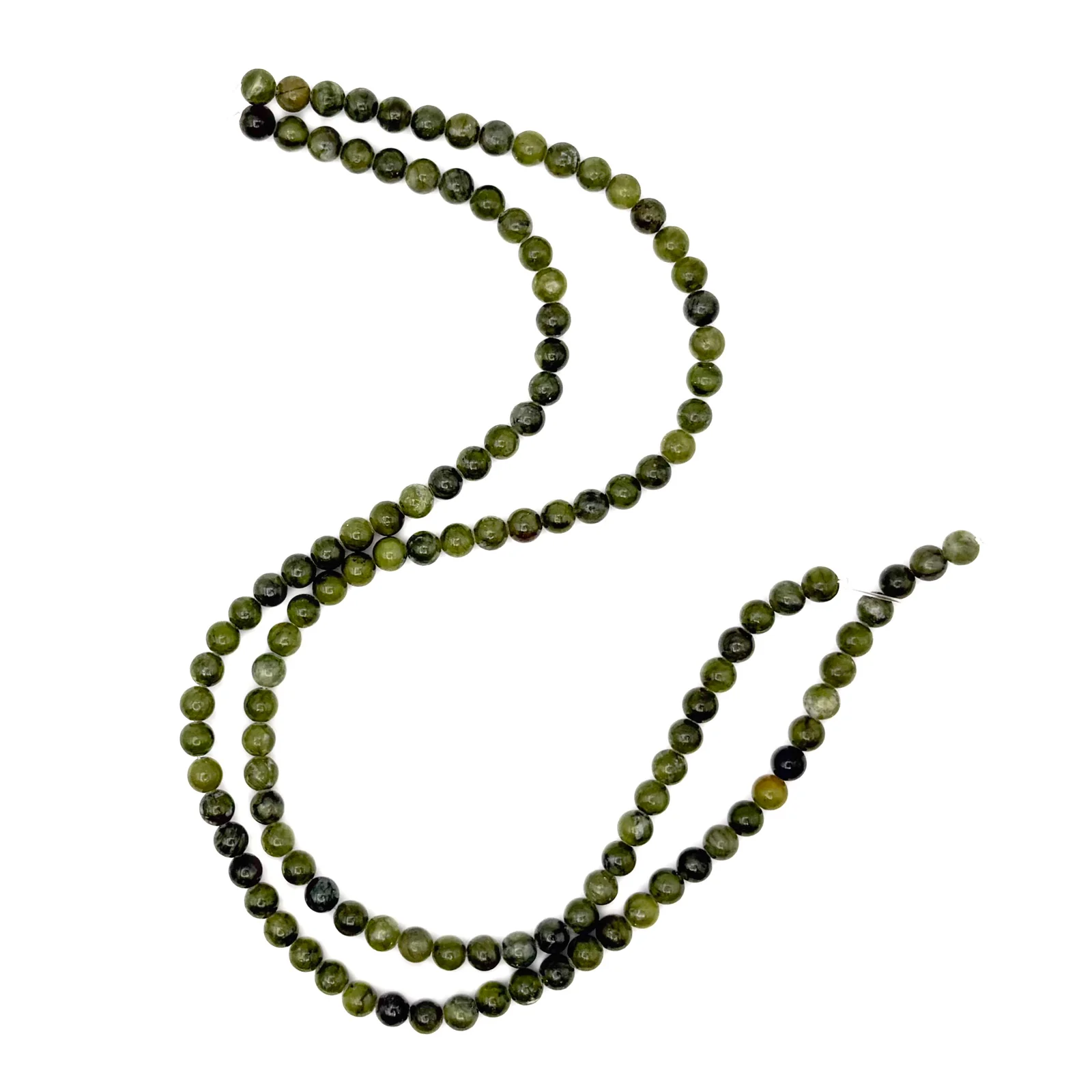 Jade Canadian 6mm Rounds Bead Strand - Image 3