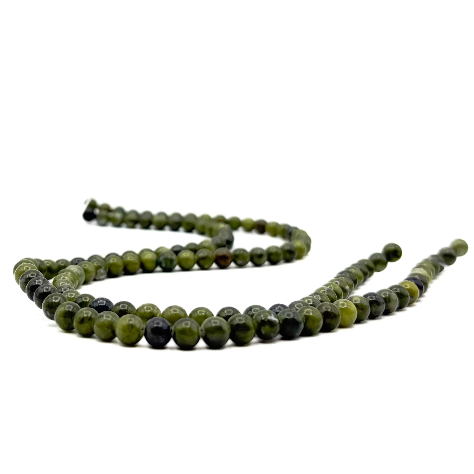 Jade Canadian 6mm Rounds Bead Strand - Image 4
