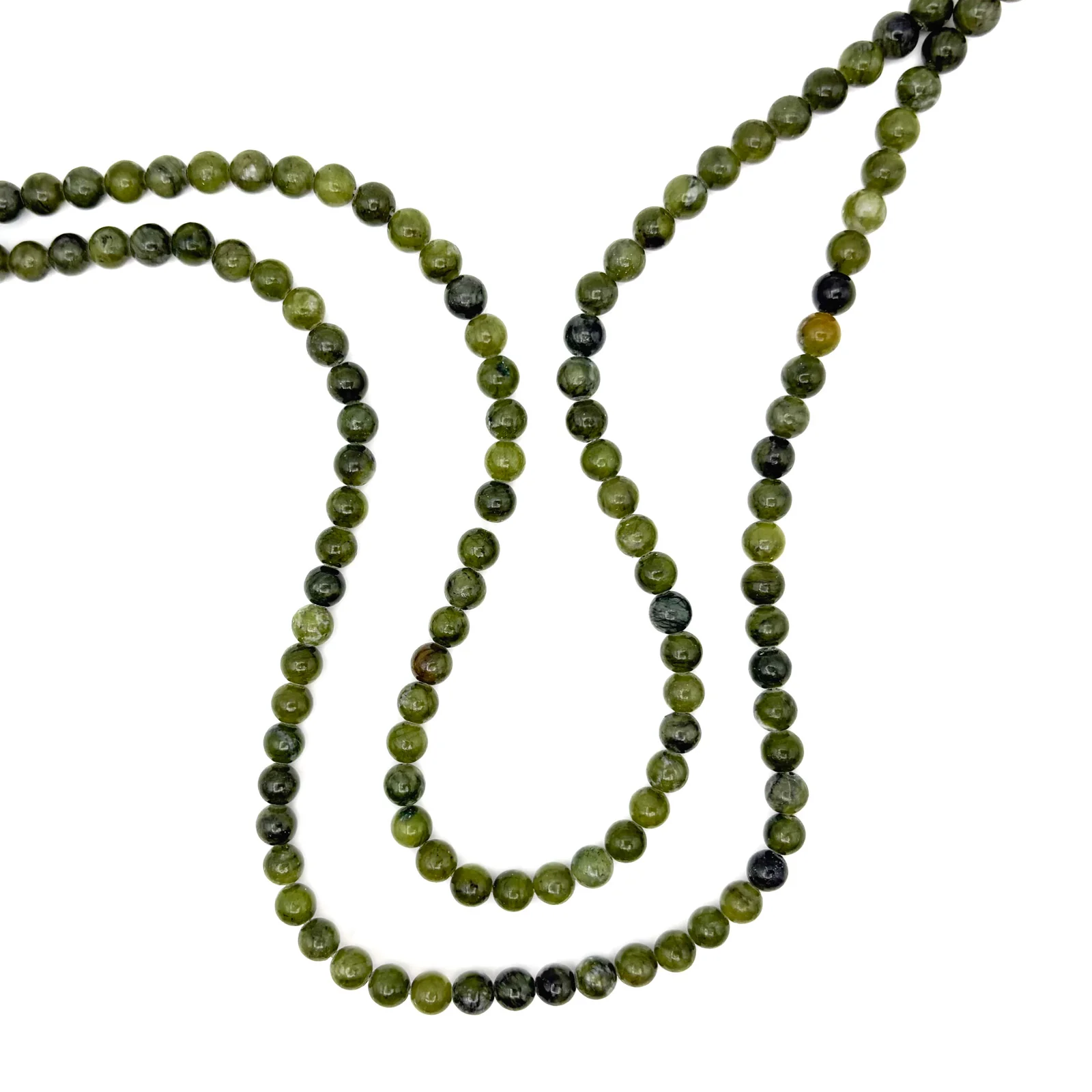 Jade Canadian 6mm Rounds Bead Strand - Image 5