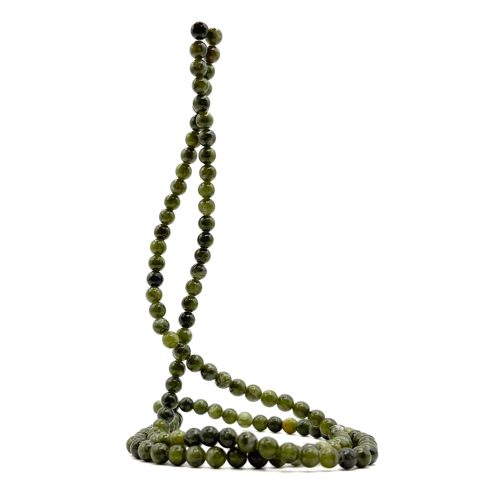 Jade Canadian 6mm Rounds Bead Strand - Image 8