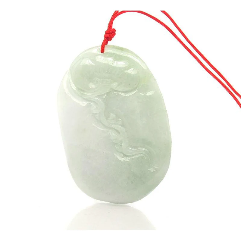Jade Carved Zodiac Tiger Pendant- XLarge - Image 2