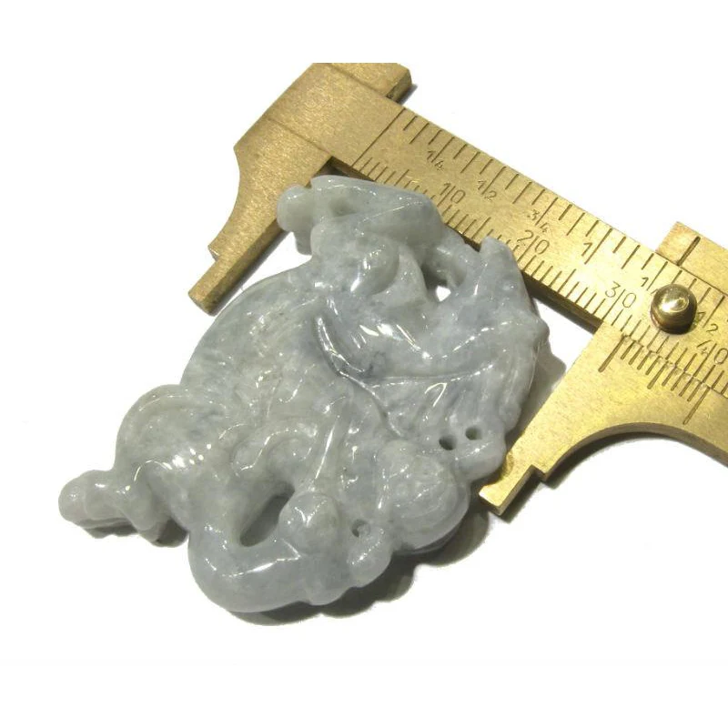 Jade Clever Monkey Riding the Successful Career Horse Pendant - Image 5