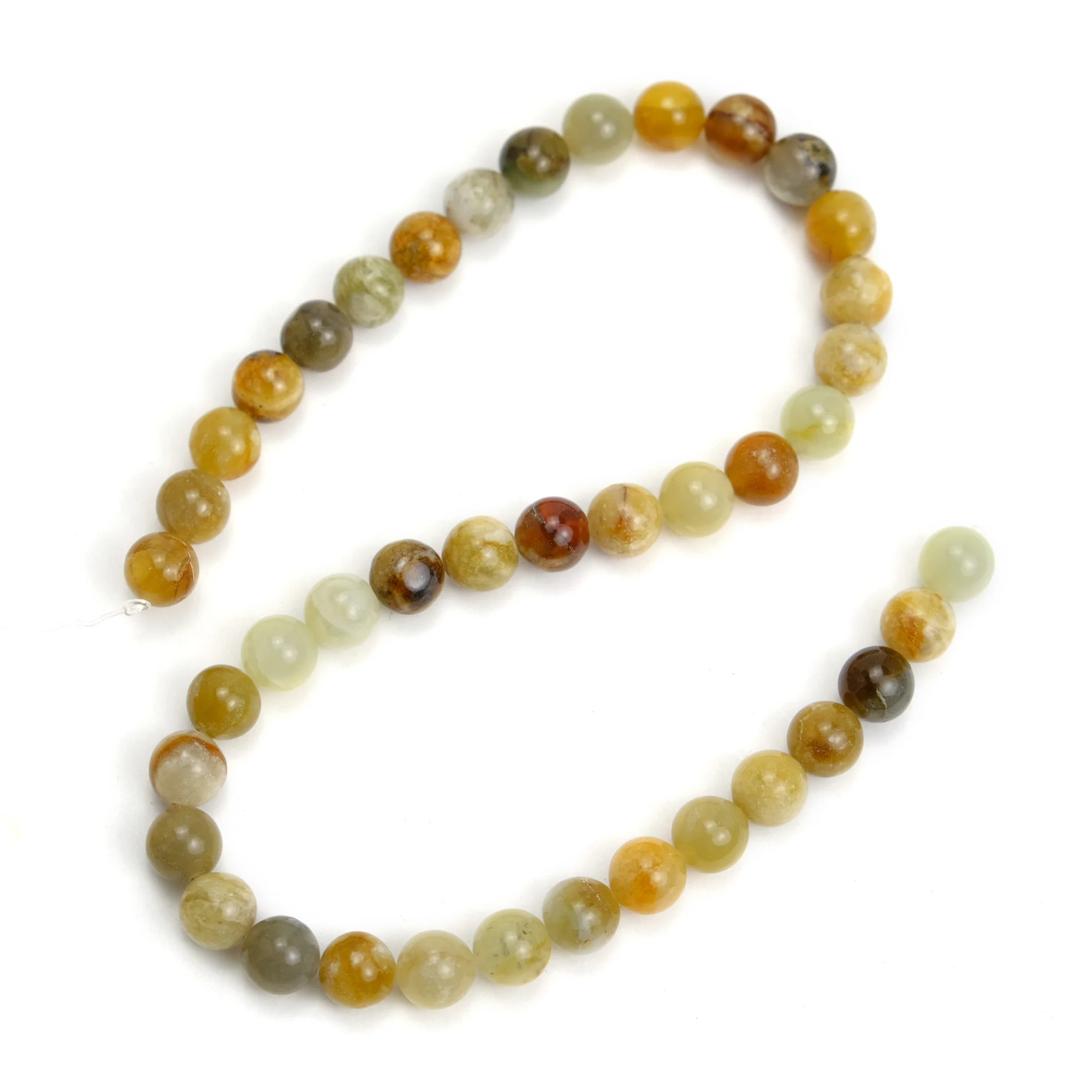 Jade Flower 10mm Smooth Rounds - Image 3