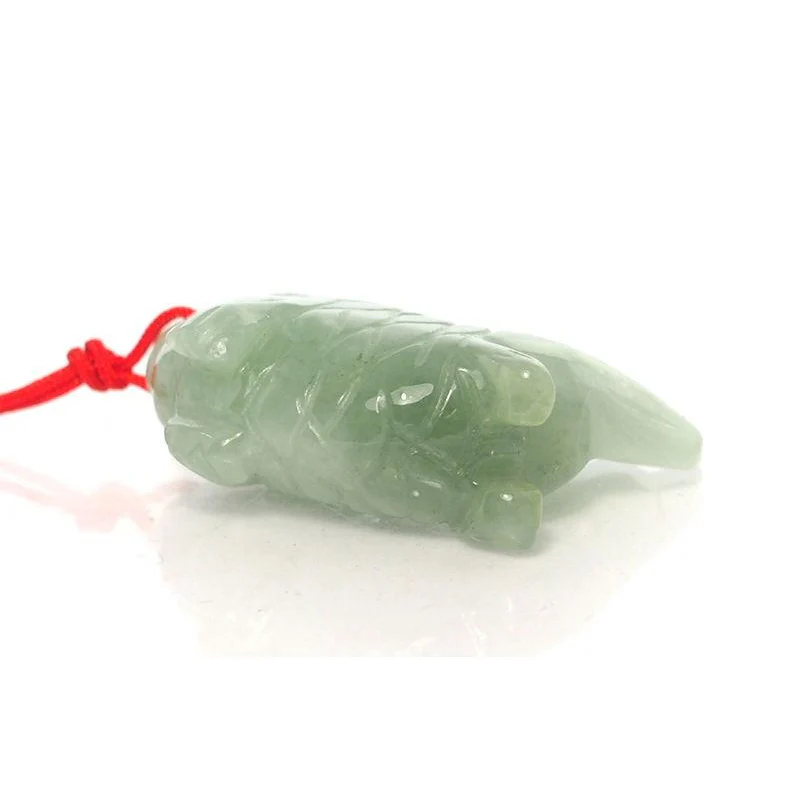 Jade Harmonious Goldfish Pendant - Image 5