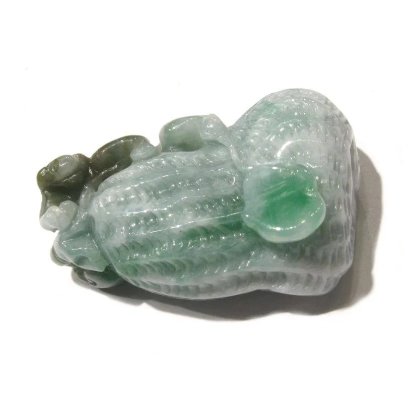 Jade Harvesting Wealth Corn Pendant - Image 3