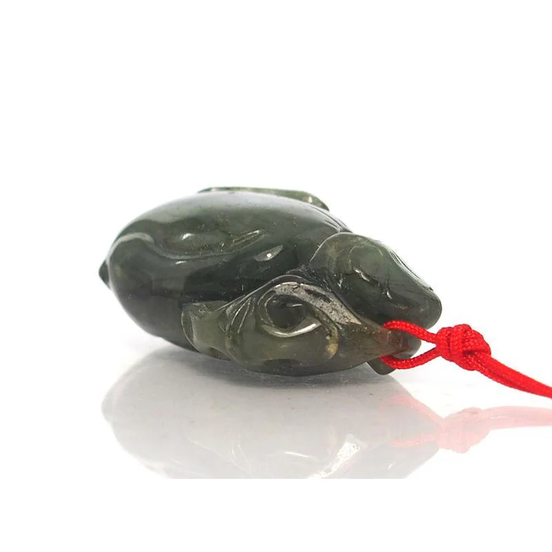 Jade Peach of Longevity Pendant- Medium - Image 5