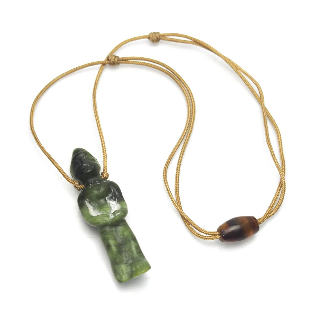 Bowenite Jade Walking Buddha Figure - Image 2
