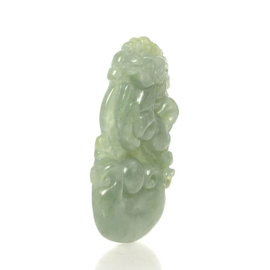 Jade Zodiac Fine Nephrite Pendant, Horse - Image 3