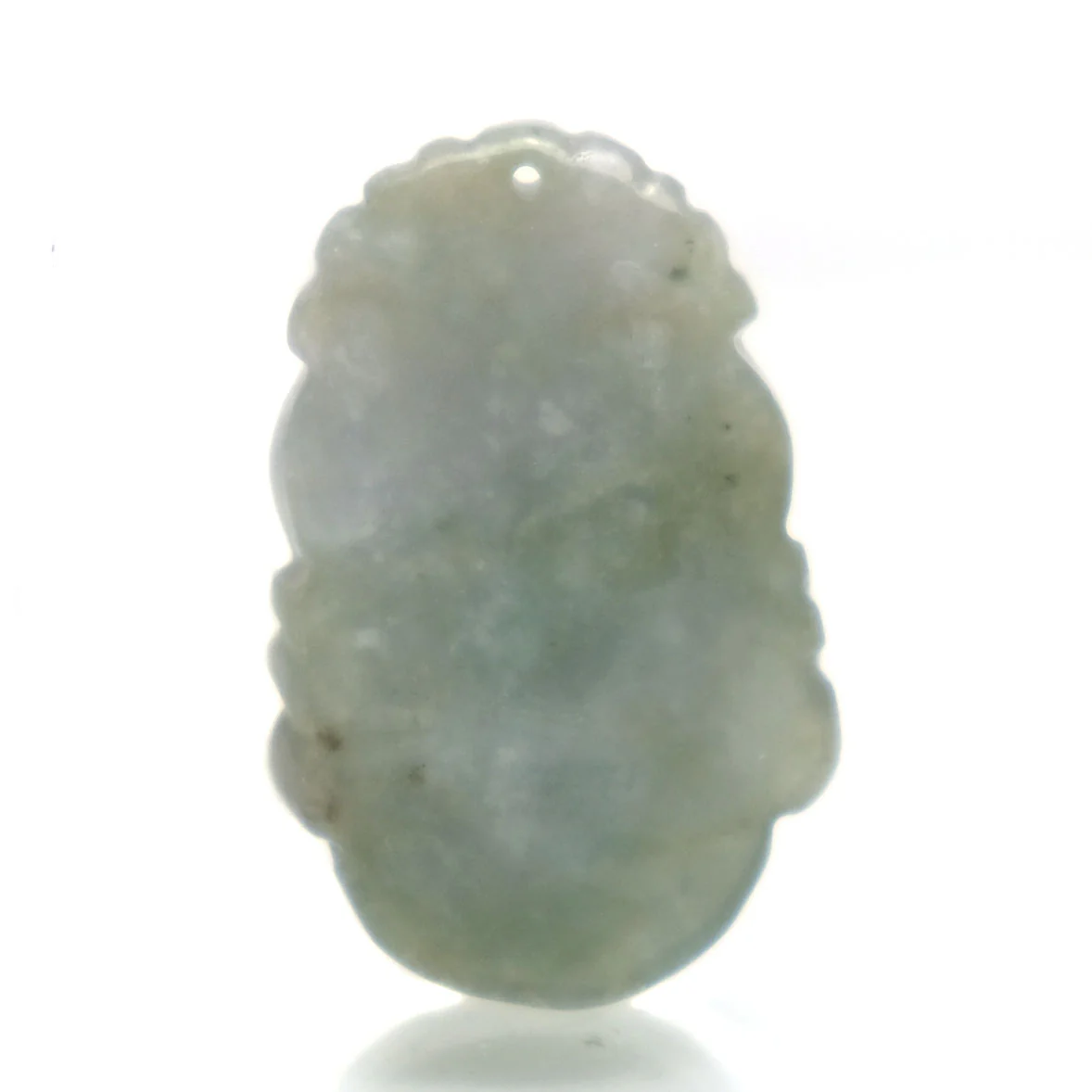 Jade Zodiac Fine Nephrite Pendant, Rat #2 - Image 3
