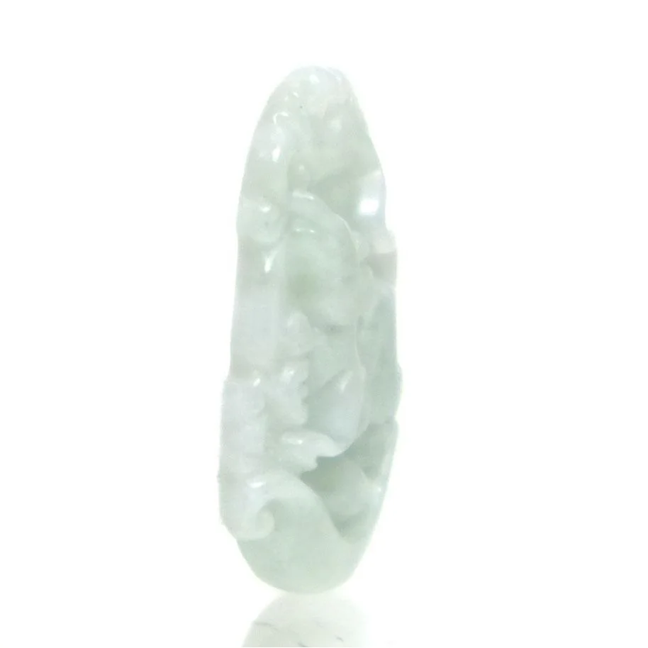 Jade Zodiac Fine Nephrite Pendant, Rat 4 - Image 2