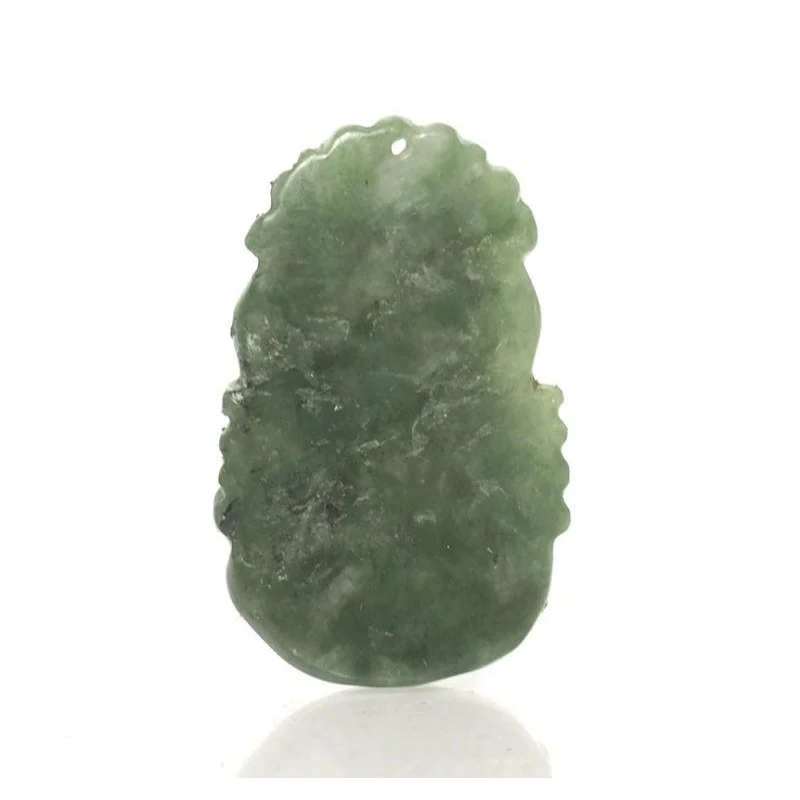 Jade Zodiac Fine Nephrite Pendant, Rat 1 - Image 4